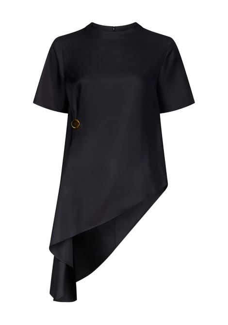top asimmetrico medea donna nero LOULOU DE SAISON | MADEABLACK